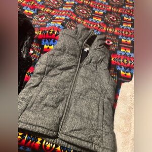 Gray Quilted Old Navy Vest